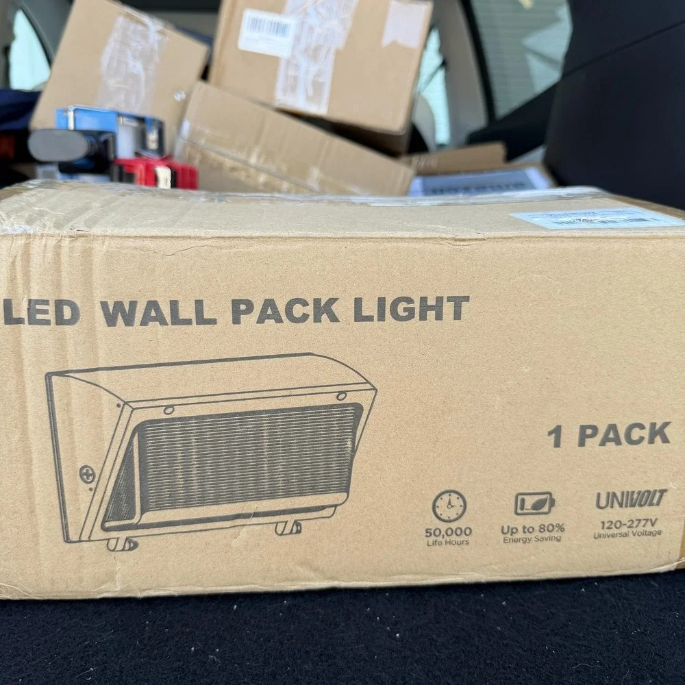 Kadision 120W LED Wall Pack Light Dusk To Dawn Photocell 3CCT‎ Outdoor 120-277V